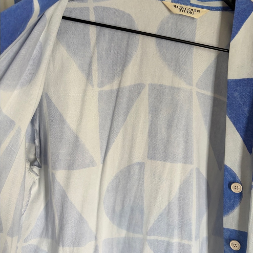 Blue Geometric Duster - Picture 11 of 11